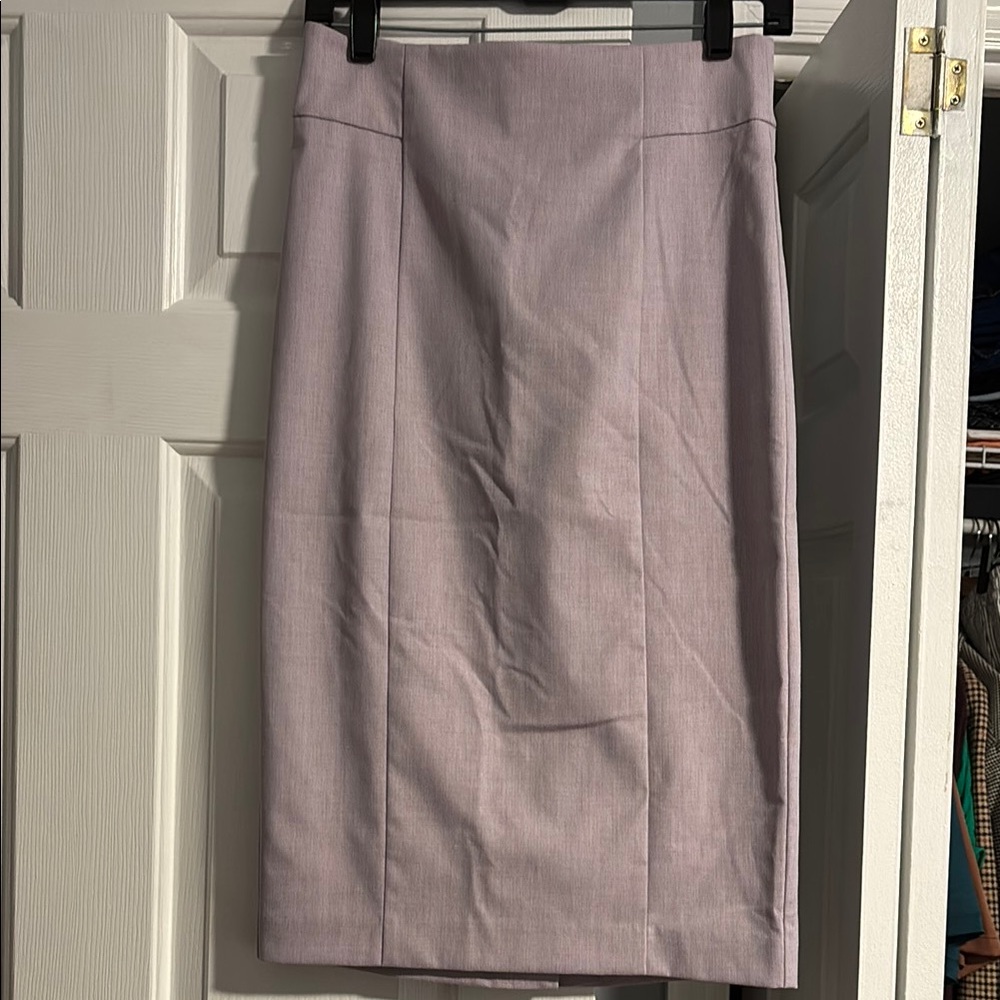 Ann Taylor Purple Knee-Length Pencil Skirt